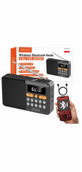 Zenwire Mini FM rádio Bluetooth přenosný bezdrátový kuchyňský reproduktor na baterie