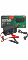 Rockforce Automatický usměrňovač, inteligentní nabíječka baterií pro LCD, 12V baterie