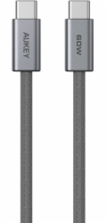AUKEY Kabel USB-C - USB-C 1,8 m šedý (Aukey)