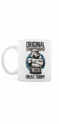Thumbs Up Originální hrnek Stormtrooper s palci nahoru, retro hrnek, zapojte se do soutěže