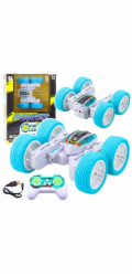LeanToys Dálkově ovládané akrobatické terénní auto 360° modré 1:32