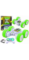 LeanToys Dálkově ovládané akrobatické terénní auto 360° zelené 1:32