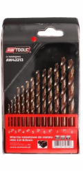 AWTools Sada válcových vrtáků do kovu s kobaltem 2 7 4,5 4 5,5 5 3 2,5 3,5 6 6,5 7,5 8 mm (AW42213)