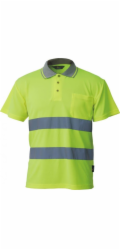 VIZWELL VAROVNĚ ŽLUTÉ POLO TRIČKO XL VWPS01-BY/XL VIZWELL