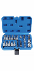Geko NÁSTRČNÉ KLÍČE SATRA TORX 3/8 24dílná.