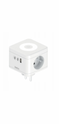 Tiross MORRE CUBE SPLITTER 2G, USB, 2xUSB-C + LAMPA
