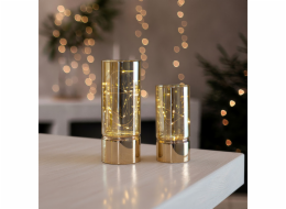 Solight sada dvou vánočních LED světélek, 15/20cm, 30x LED, AA baterie