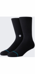 Stance Ponožky Icon Crew 1 pár Černobílé