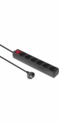 MicroConnect Adaptér AV Microconnect GRU0065B Typ F Elektrická zásuvka Černá