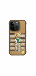 Zuck Bear Pouzdro SAN FRANCISCO FORTUNE pro IPHONE 15 Pro se zlatým státním medvědem