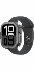 NoName Kovové pouzdro AMAZINGTHING Titan Pro pro Apple Watch 11 46 mm hliníkové - černé