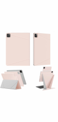 Amazingthing Matné pouzdro Pro Mag Folio se stojánkem pro iPad Air M3 11 - růžové