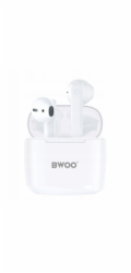 NoName Bezdrátová TWS sluchátka BWOO BW94-WH bílá
