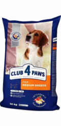 Club 4 Paws Krmivo pro psy střední 14 kg