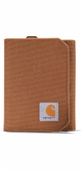 Carhartt Peněženka Nylon Duck Trifold Hnědá