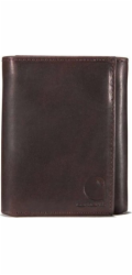 Carhartt Peněženka Oil Tan Trifold tmavě hnědá