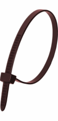 DEDRA Nylonové stahovací pásky hnědé 7,6x370mm (100 ks)