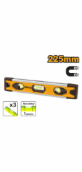 Ingco HMSL01030 Vodováha 225 mm ALU 3 libely