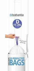Brabantia PerfectFit sácek do odpad.kose Typ D, 15-20 L, 20 ks