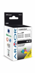 ARMOR cartridge pro HP DJ D4260/C4280 3 barvy, 9 ml (CB337E)