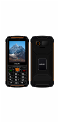 EVOLVEO StrongPhone Z6, vodotěsný odolný Dual SIM telefon, černo-oranžová