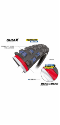 MICHELIN PLÁŠŤ DH34 BIKE PARK 29X2.40 PERFORMANCE LINE DRÁT TLR (183876)