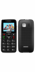 EVOLVEO EasyPhone, mobilní telefon pro seniory s nabíjecím stojánkem, černá