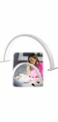 Led 50w kosmetická stolní lampa bez stínu pro kosmetické ošetření / N280 / bílá