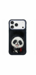 Nimmy Pouzdro Big Eyed Pet 2.0 Panda pro iPhone 17 černé