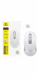 Baseus Bezdrátová myš F02 USB 2,4 GHz - bílá