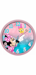 KIDS Nástěnné hodiny 25cm pro děti / Minnie Mouse / MN3075