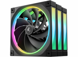 Deepcool FL14R (černá, balení po 3 kusech, obrácená, 140 mm)