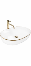 Rea Umyvadlo Umyvadlo na desku Rea CLEO 61 Gold Edge