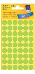 Avery Zweckform 3149  etikety neon zelen