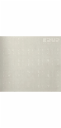 Přelepky Logo na klávesnice  bílé  česko