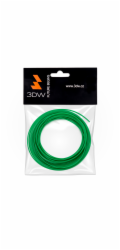 3DW - ABS filament 1,75mm zelená, 10m, tisk 220-250°C