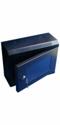 10" rack jednodílný 6U/280 DATACOM černý Skl.dv.