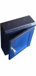 10" rack jednodílný 9U/140 DATACOM černý Skl. dv.