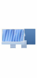 Apple iMac 24 palců: M4 10/10, 16 GB, 512GB SSD - modrý