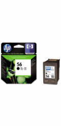 HP 56 Black Ink cart, 19 ml, C6656AE (520 pages)