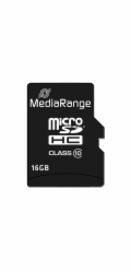 MediaRange Paměťová karta microSDHC 16 GB (černá, třída 10)