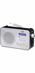 Rádio Trevi, DAB 7F92 R BK, přenosné, DAB+, FM, displej Dot Matrix, alarm, dobíjecí lithiová baterie