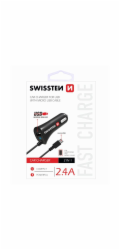 Swissten Cl Autonabíječka Micro Usb A Usb 2,4A Power