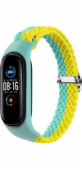OEM pletený náramek Smart Band M3/M4/M5/M6 MINT-YELLOW