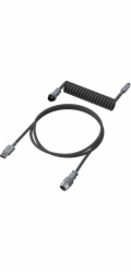 HyperX USB-C spirálový kabel šedý