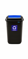 Popelnice Plafor, 12 l, modrá/černá