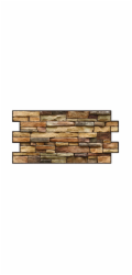 PVC obklad na stěnu 23829, Fulvous Slate, 960x476 mm