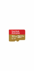 SanDisk Extreme - Paměťová karta flash (adaptér microSDHC - SD zahrnuto) - 32 GB - A1 / Video Class V30 / UHS-I U3 / Class10 - microSDHC UHS-I