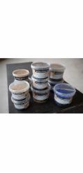 Barevný pigment cca. na hliněnou omítku, 198B, 273g, šedá
