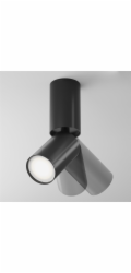 Vestavné svítidlo Maytoni Focus S, GU10, 10 W, černé